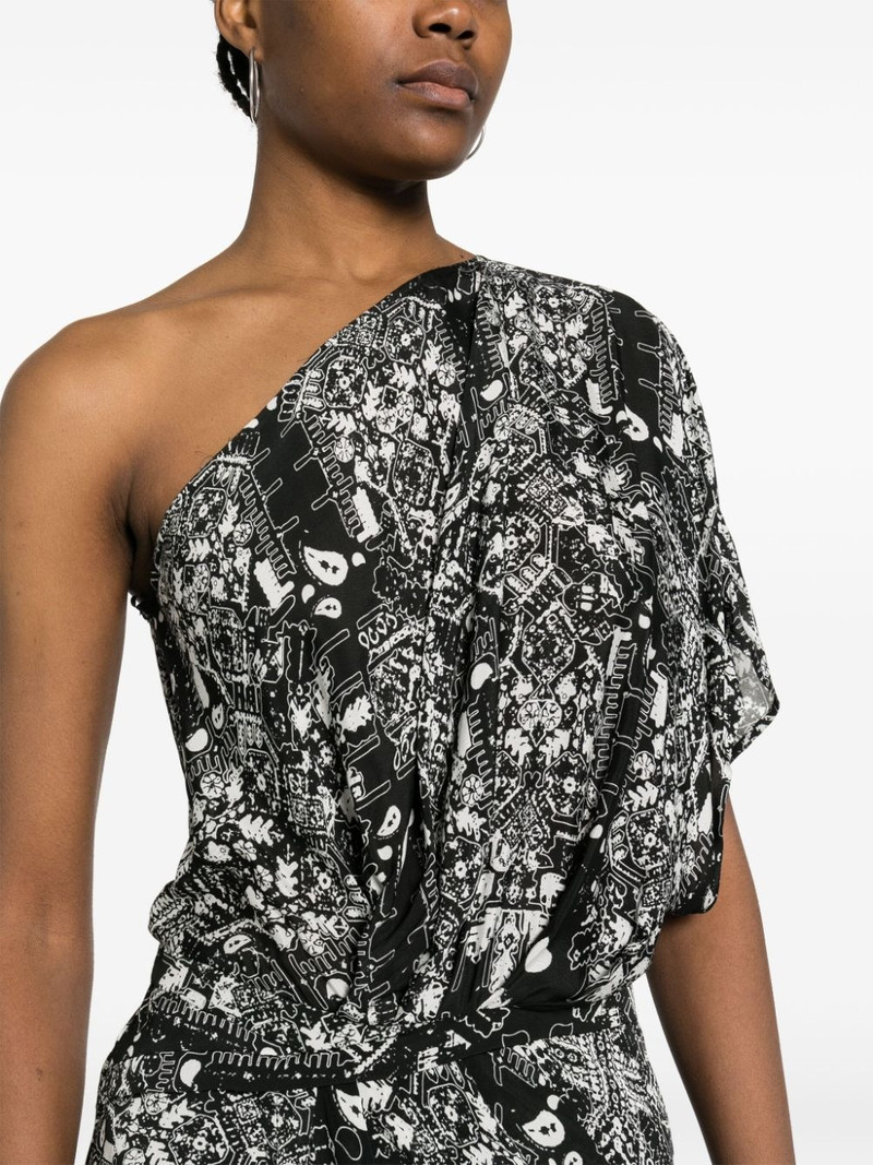 Alixen one-shoulder minidress 5