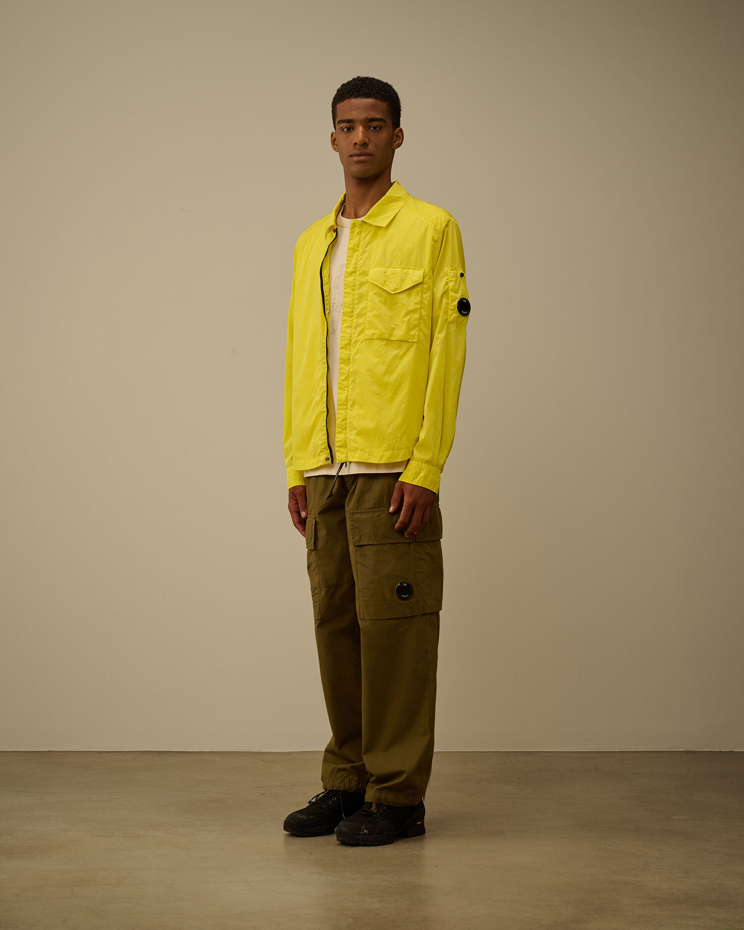 Chrome-R Lens Zipped Overshirt - 2