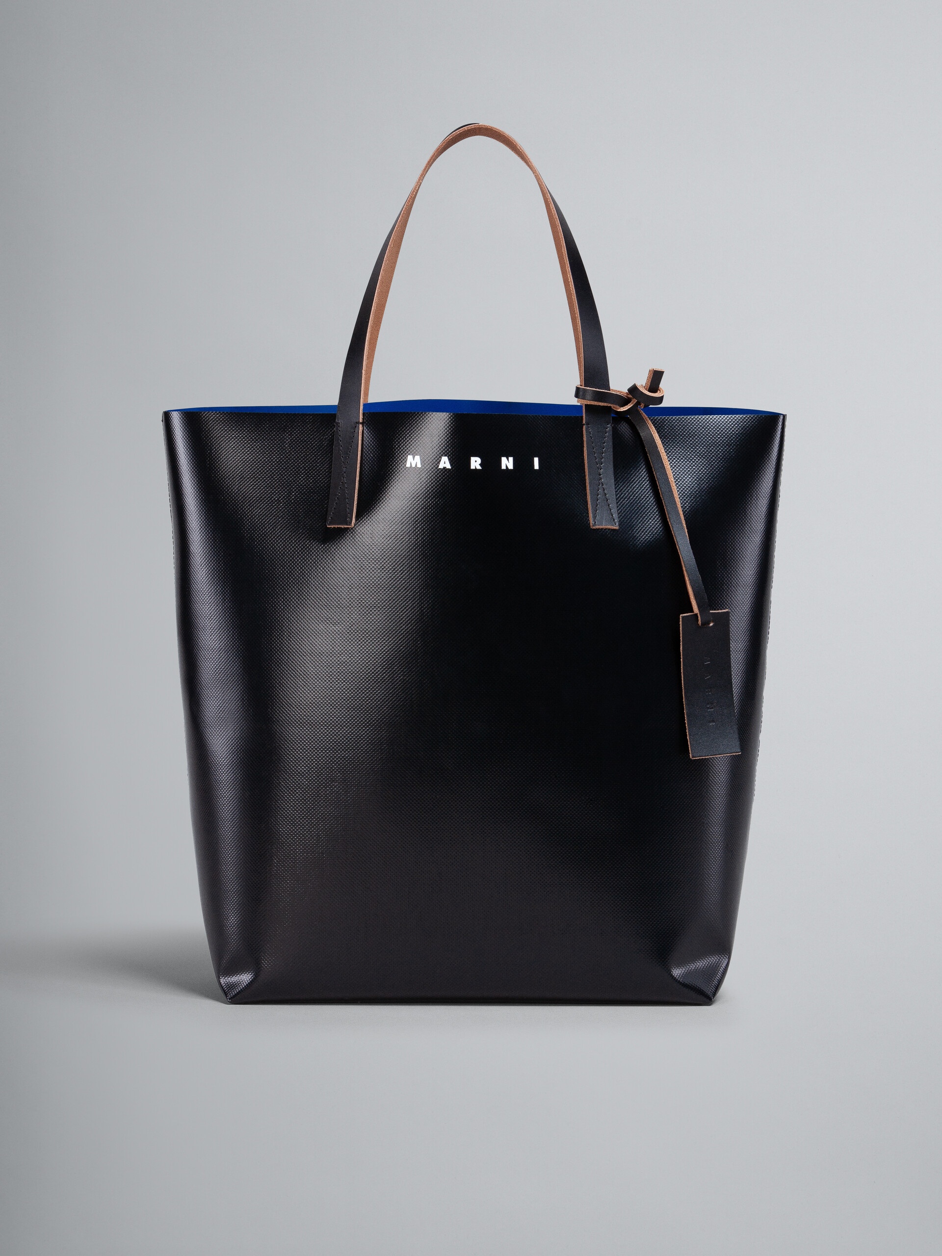 BLACK AND BLUE TRIBECA SHOPPING BAG - 1