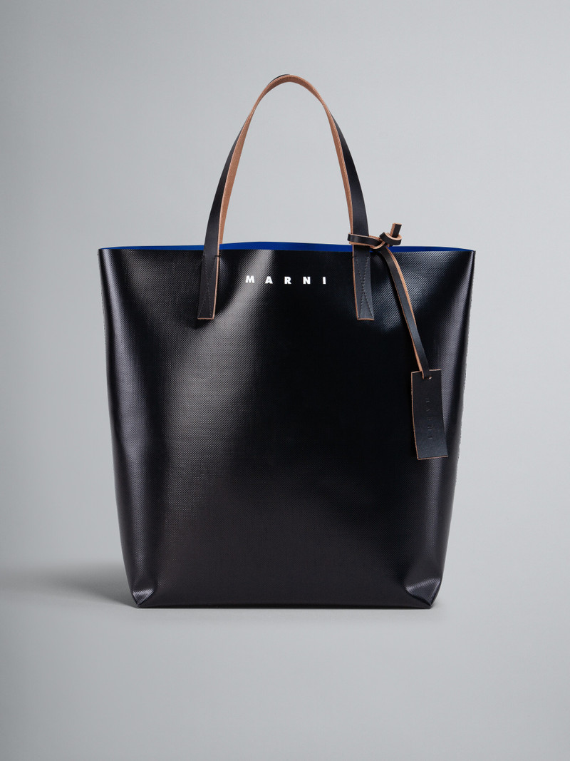 BLACK AND BLUE TRIBECA SHOPPING BAG 1