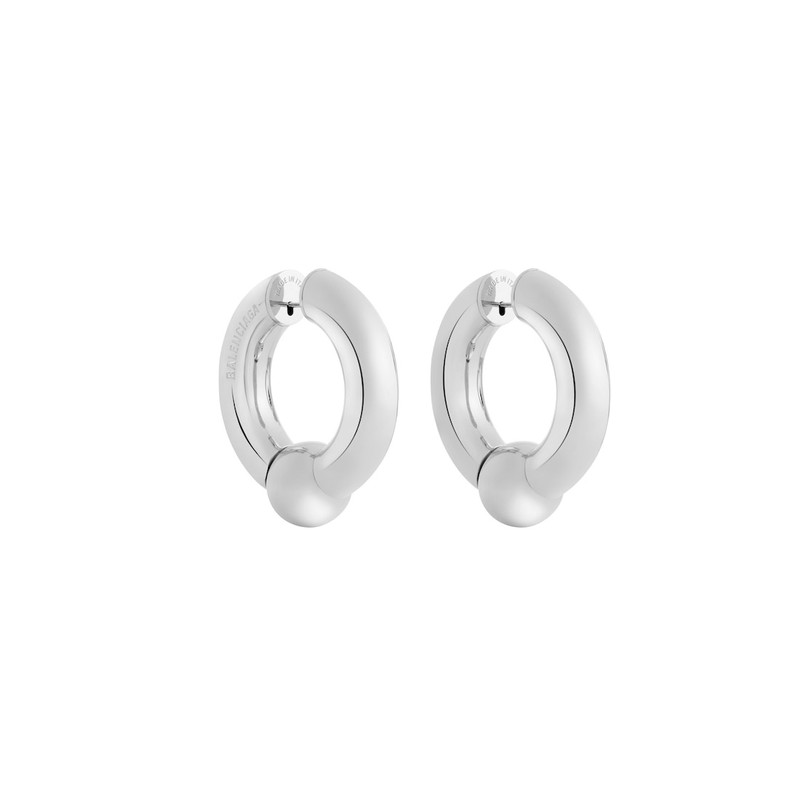 Mega Earrings  in Silver 3