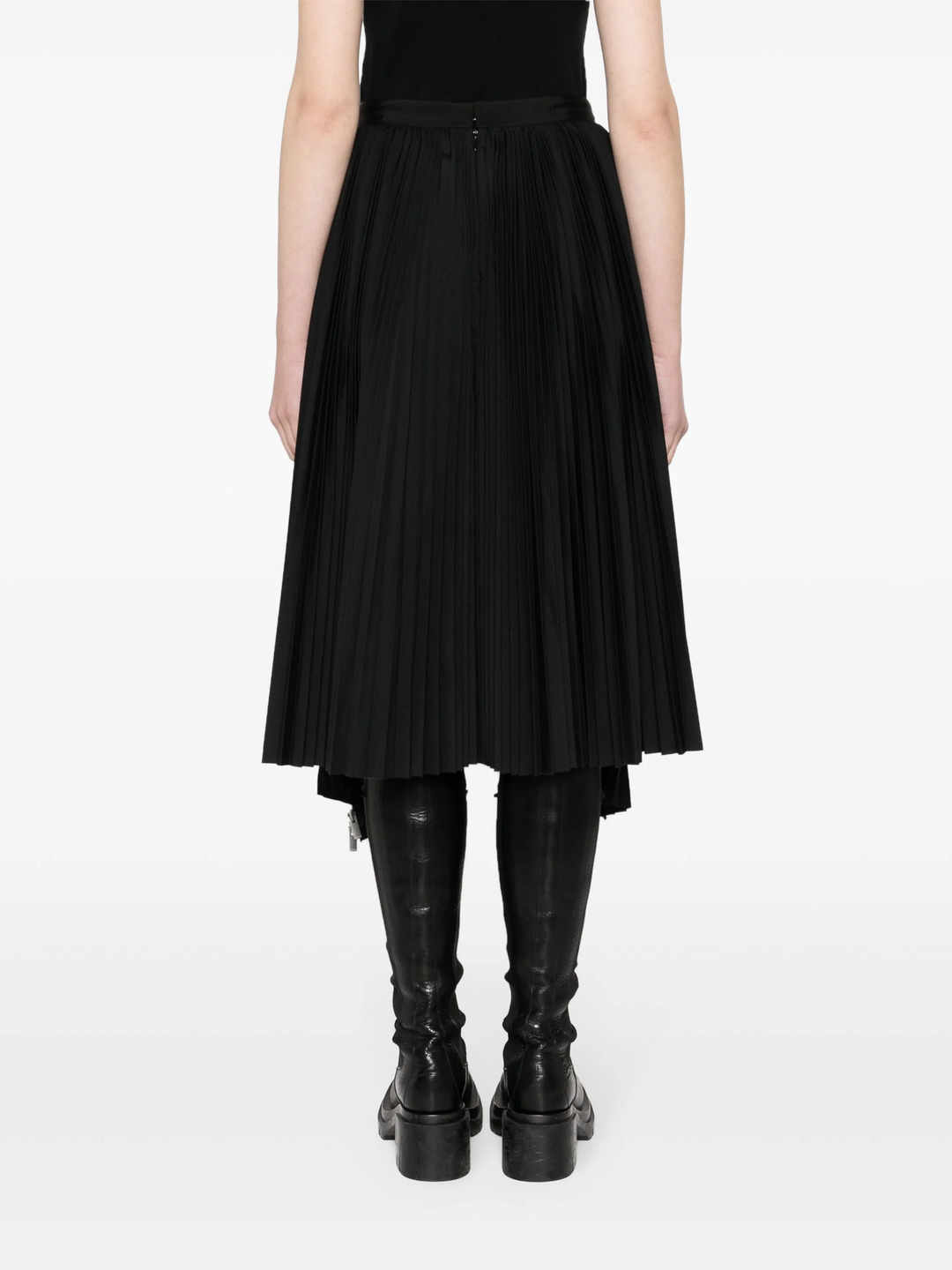 Cotton Poplin Zipper Skirt - 4