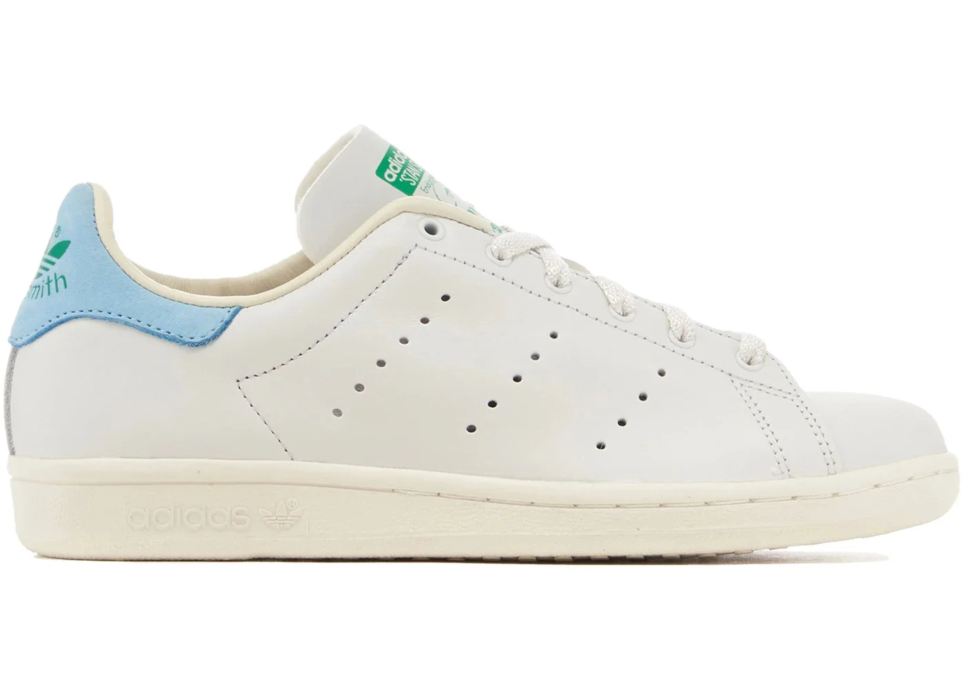 adidas Stan Smith 80s White Blue Pink Mismatched - 1