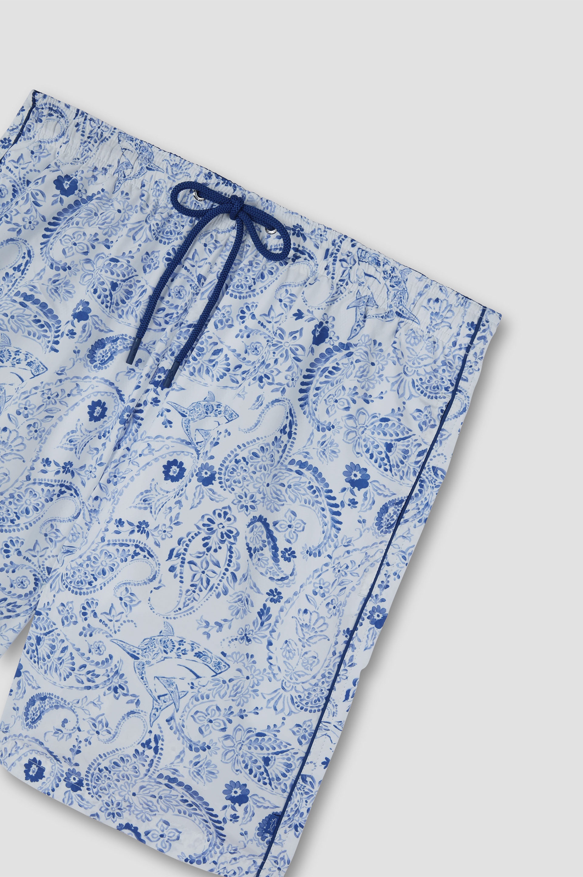 SWIM SHORTS WITH PAISLEY PRINT - 5