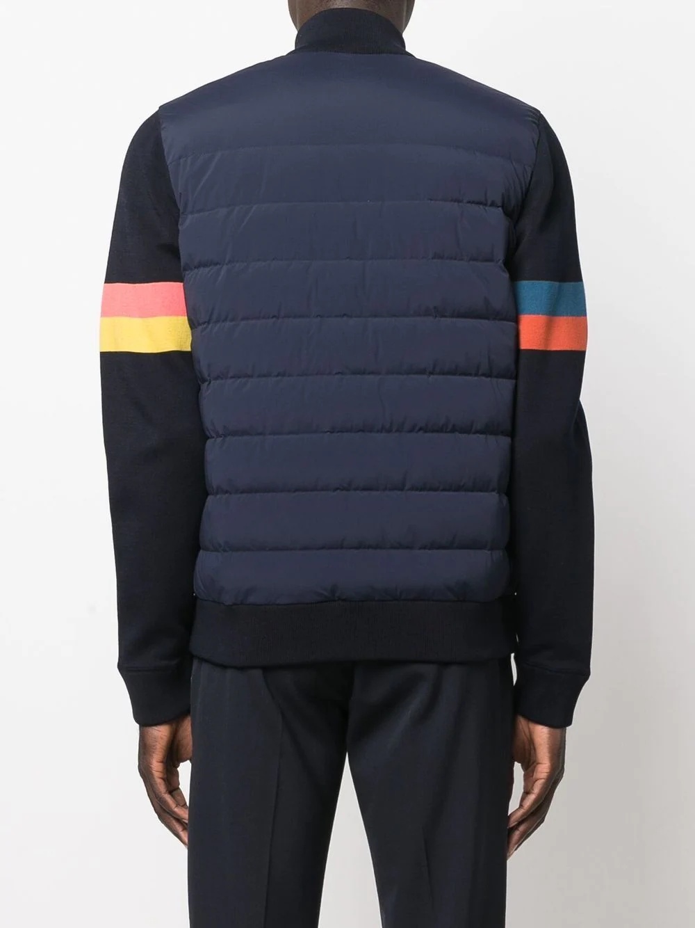 Artist-stripe padded jacket - 4