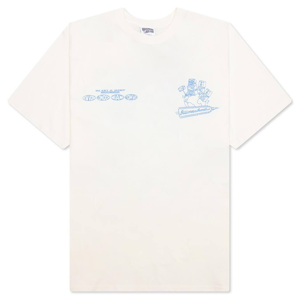 SOUND WAVES TEE - WINTER WHITE - 1