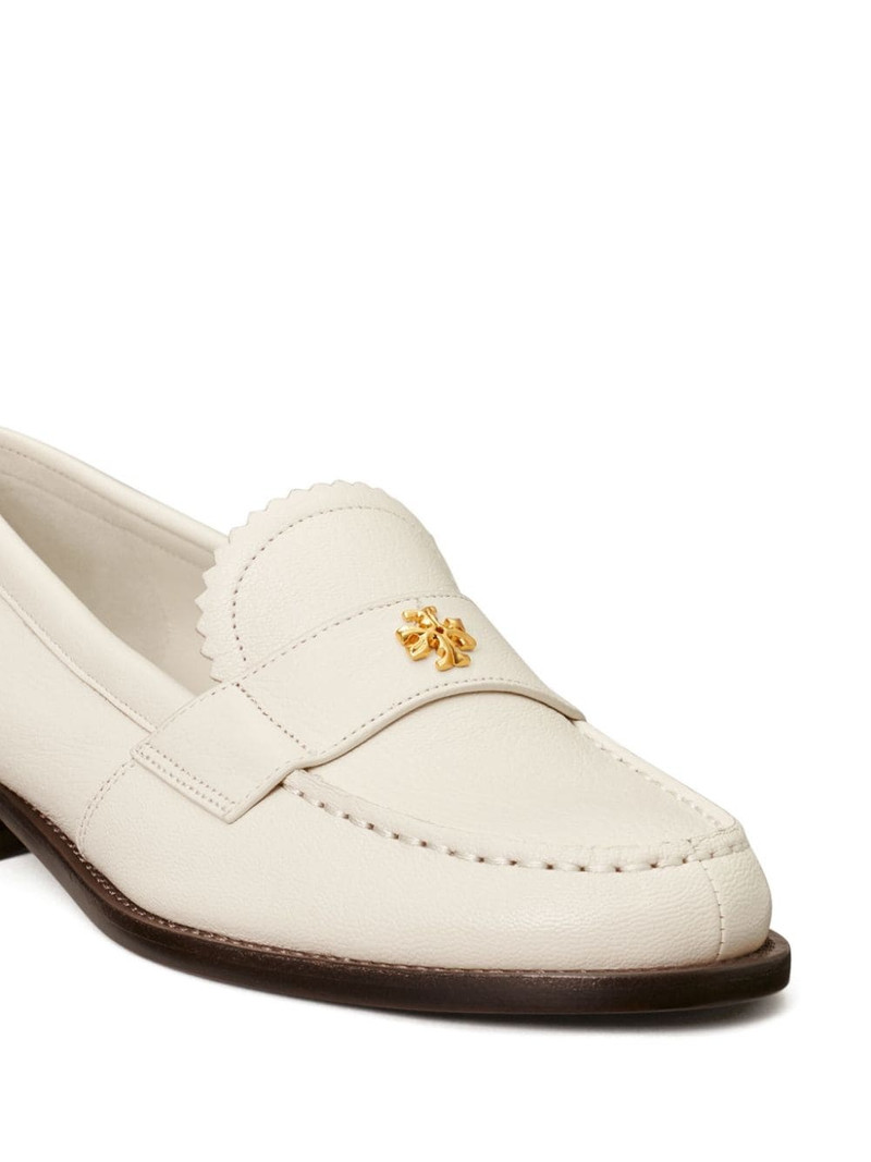 Double T leather loafers 4