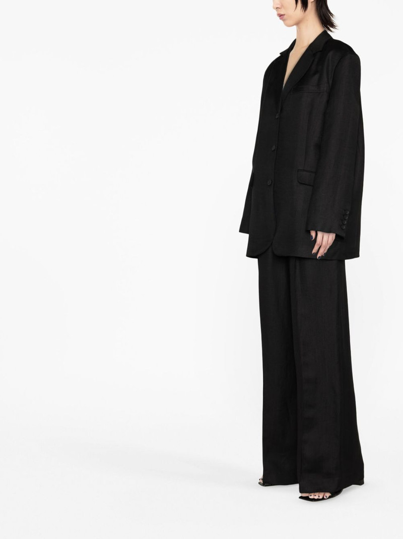 Loulou de Saison Sora linen-blend blazer outlook