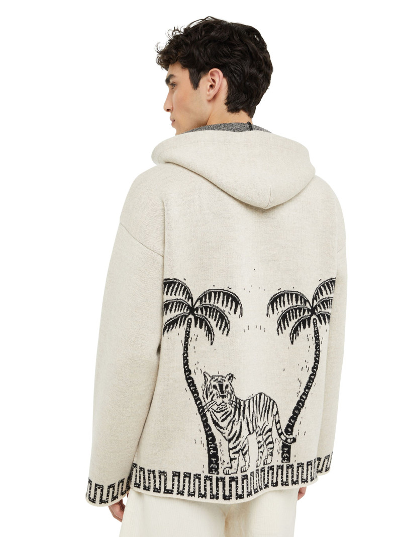 Wood Block Ibrid Jacquard Hoodie 8