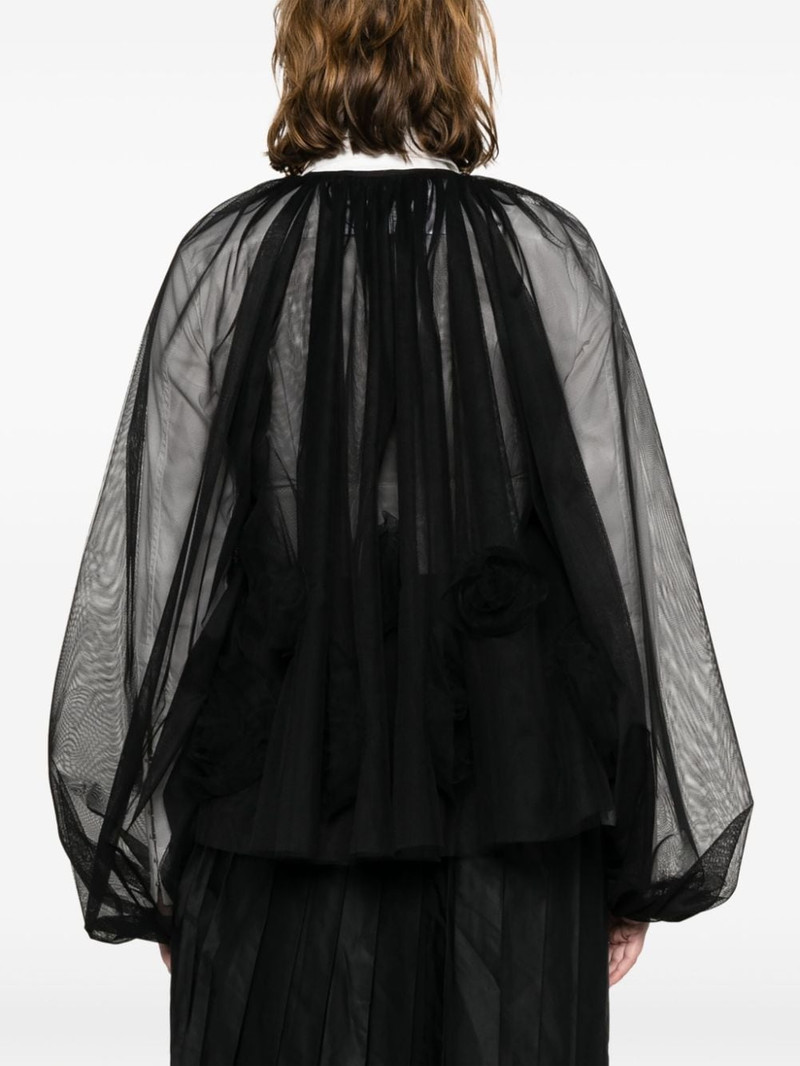 semi-sheer tulle top 4