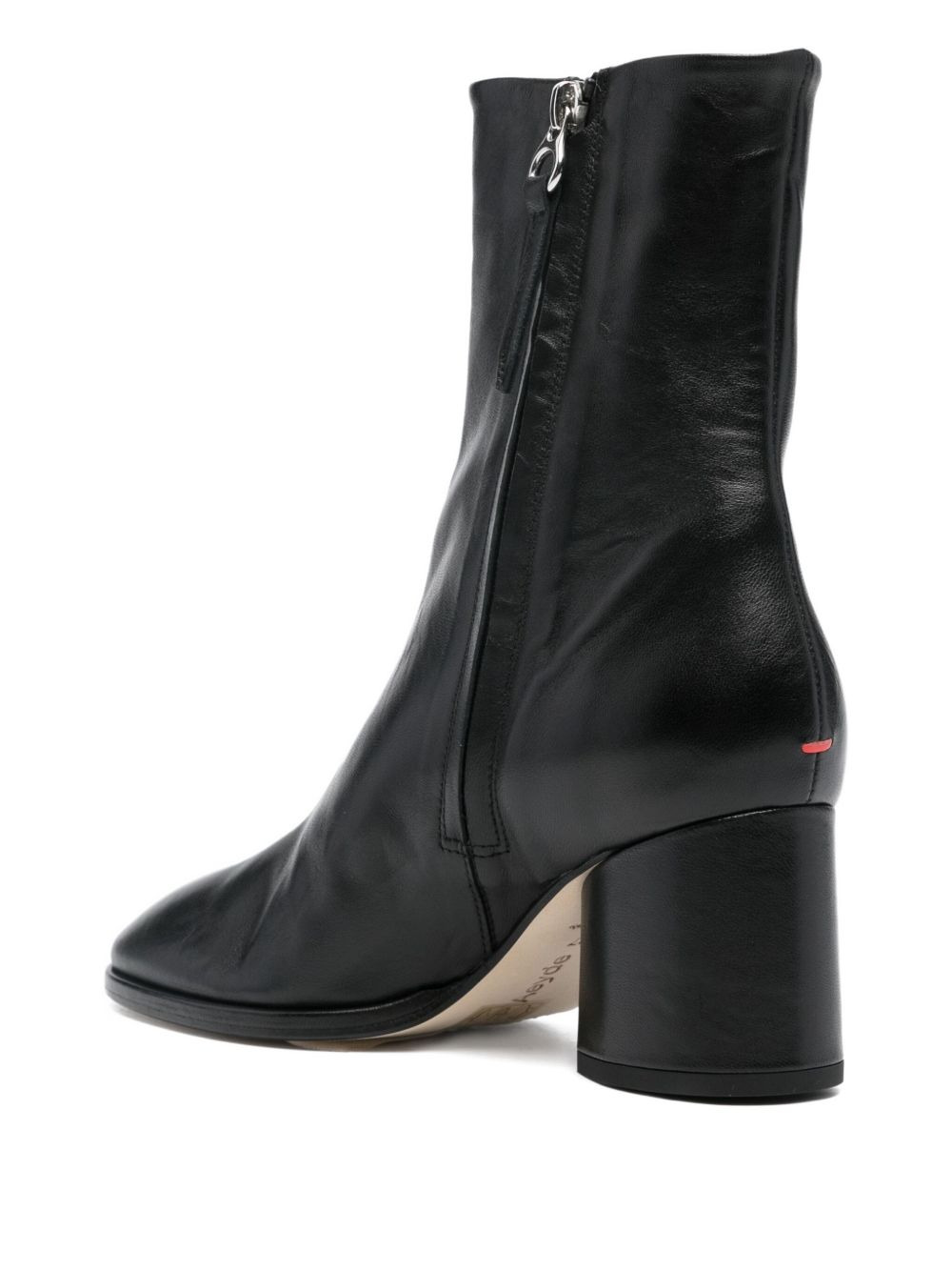 65mm leather ankle boots - 3