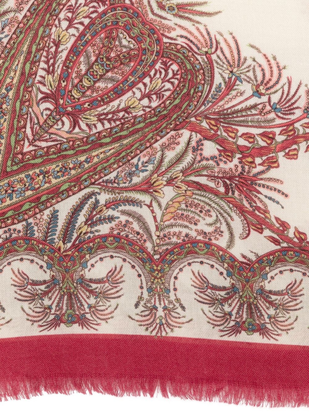 paisley-print scarf - 2