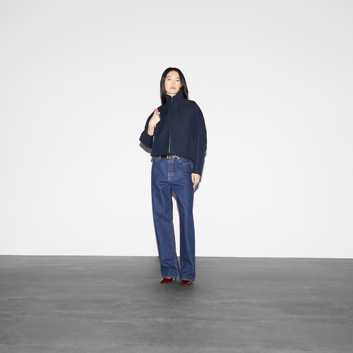 Acetate gabardine bomber jacket - 2