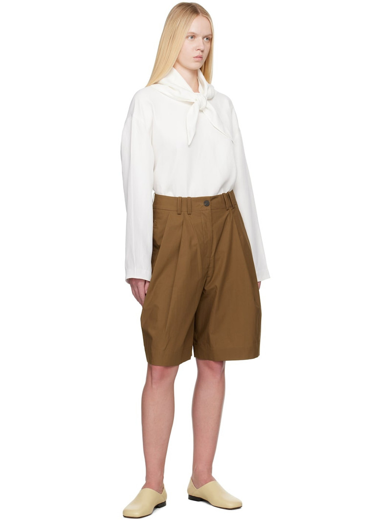 Studio Nicholson Tan Cito Shorts outlook