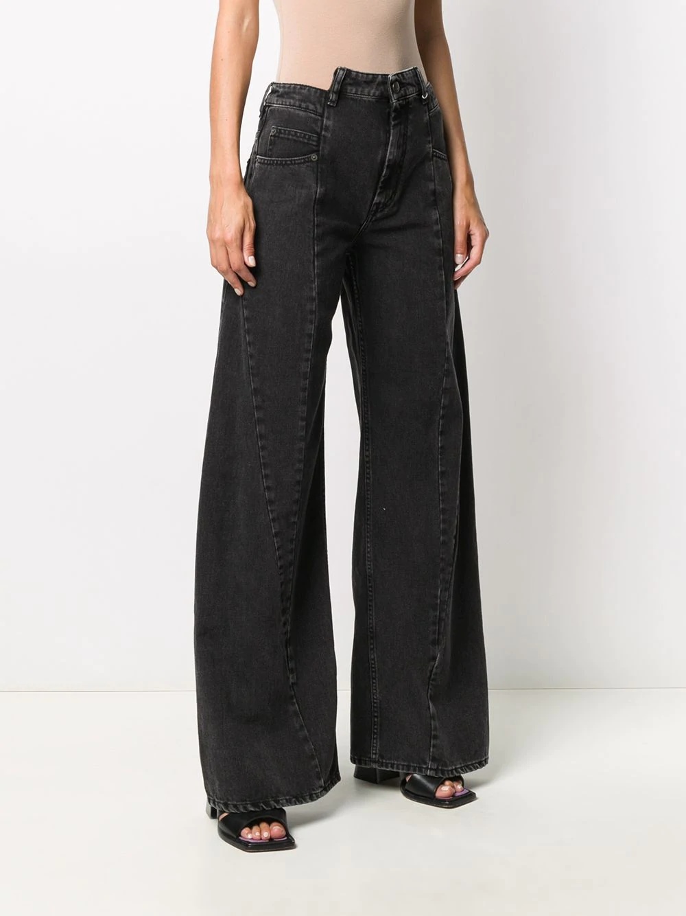 Décortiqué wide-leg jeans - 3