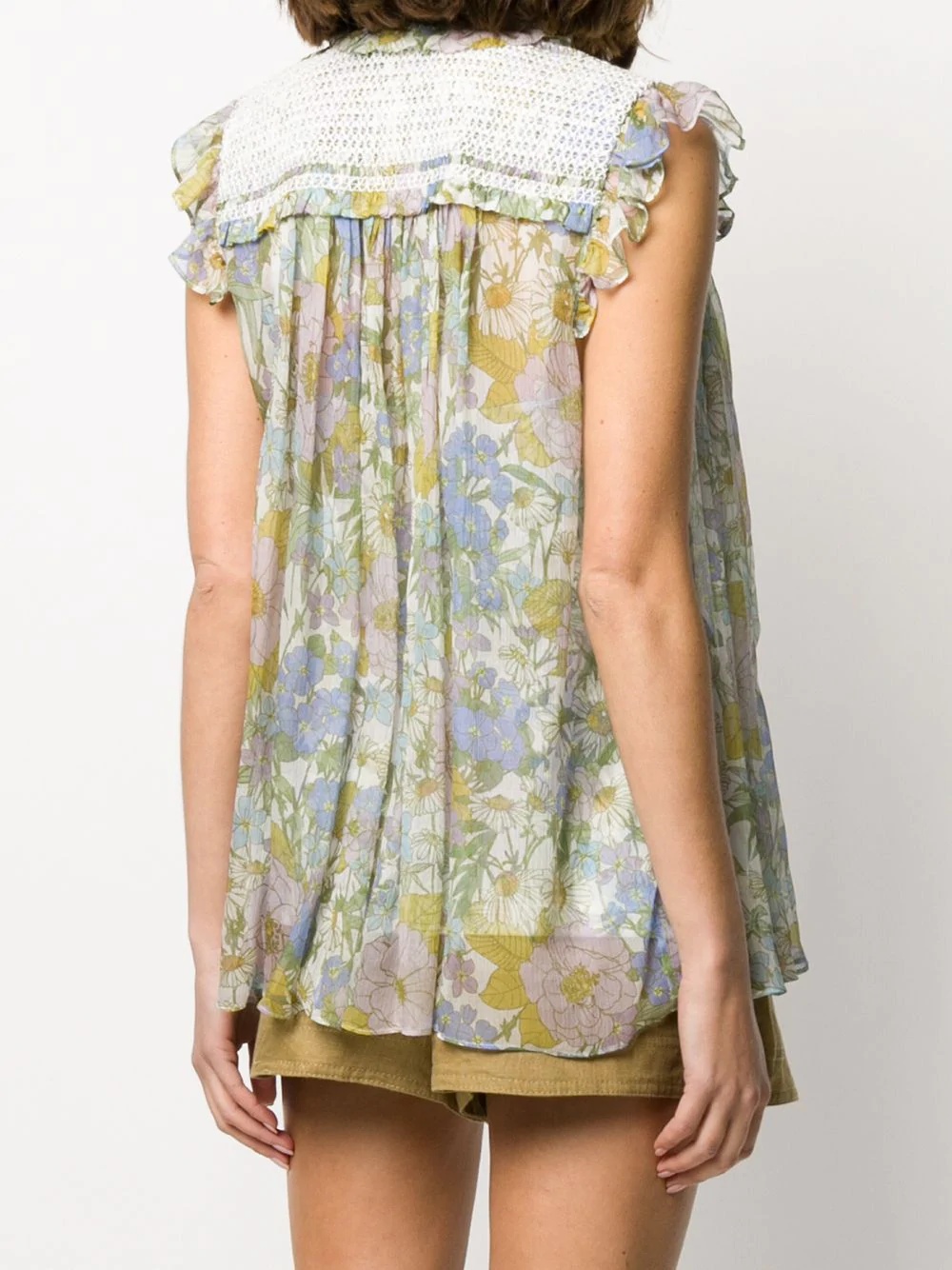 floral print blouse - 4