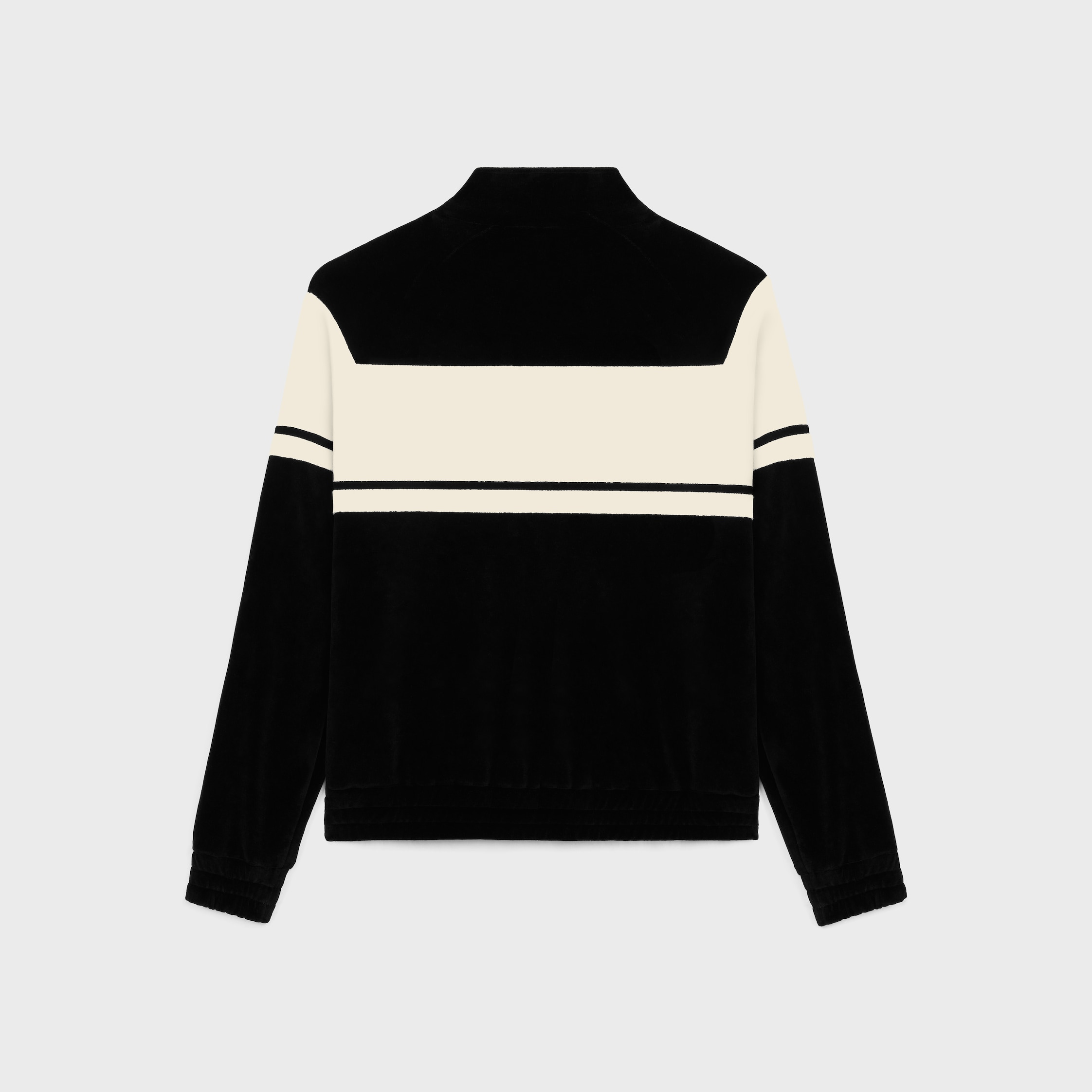 celine tracksuit jacket in velvet jersey - 2