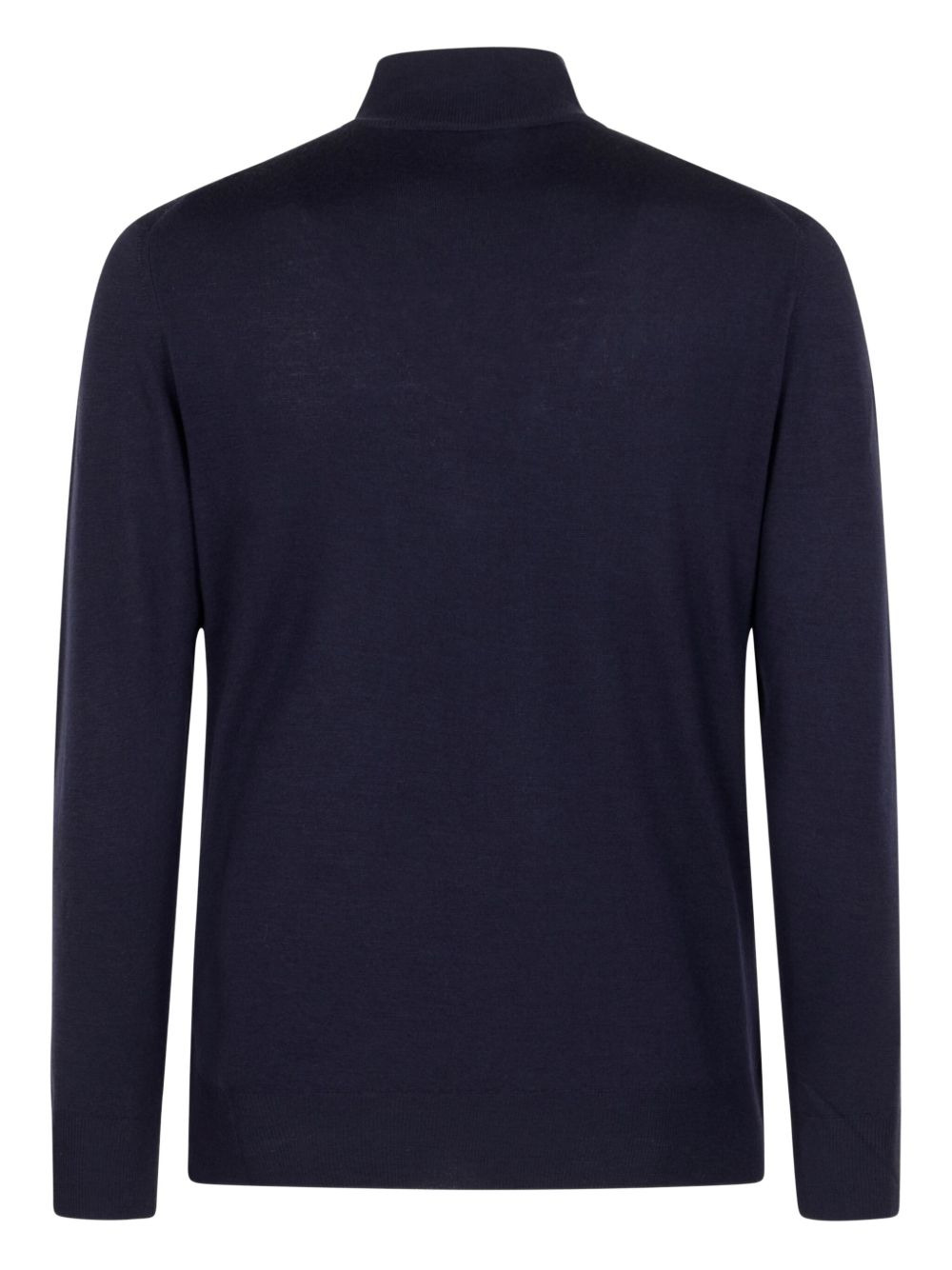 high-neck zip-up sweater - 2