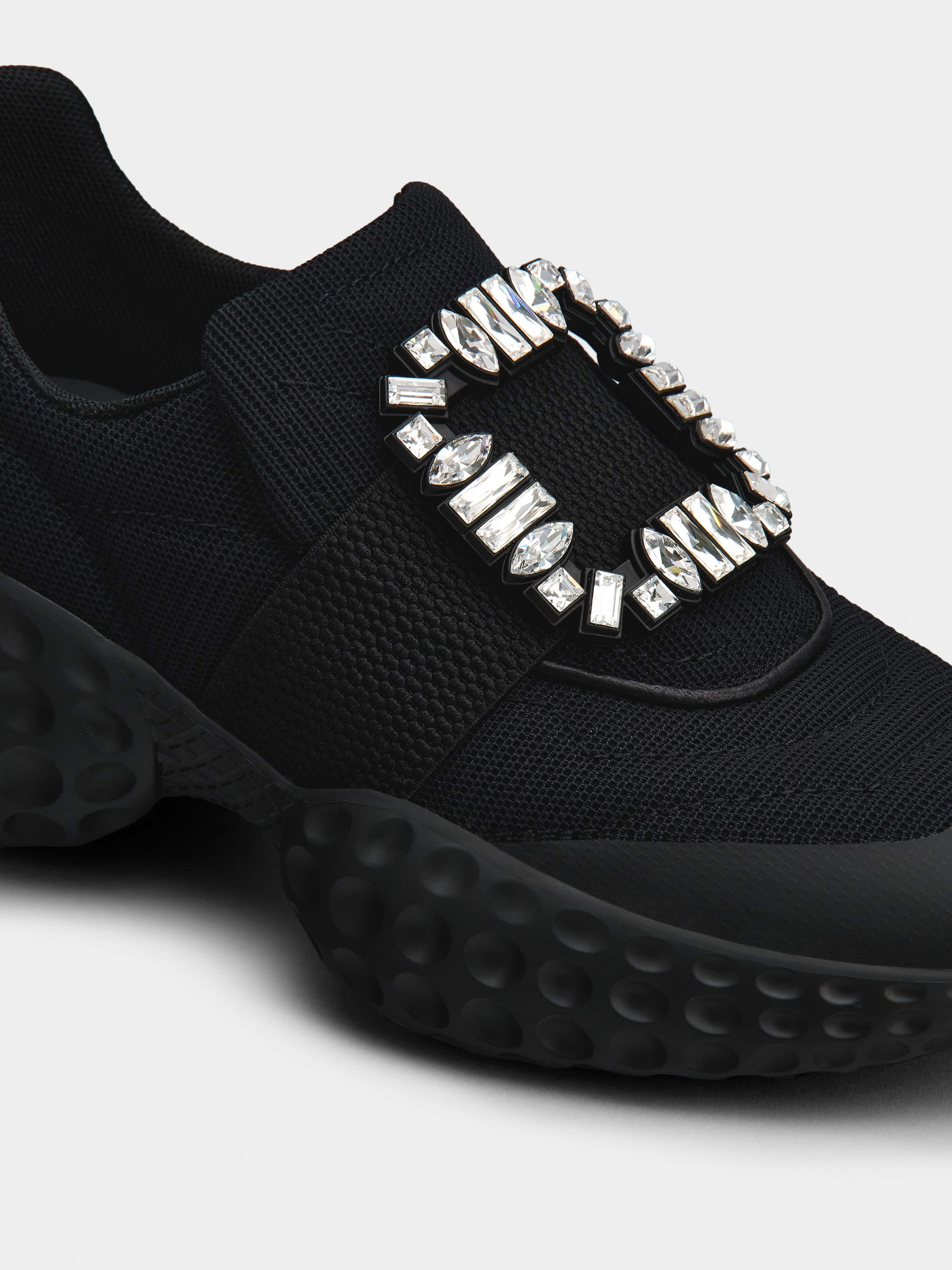 Viv' Run Light Strass Buckle Sneakers in Fabrics - 3
