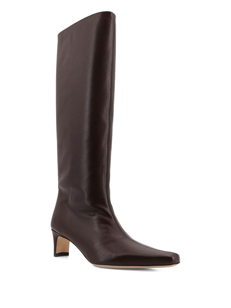 STAUD Wally pointed leather boots outlook