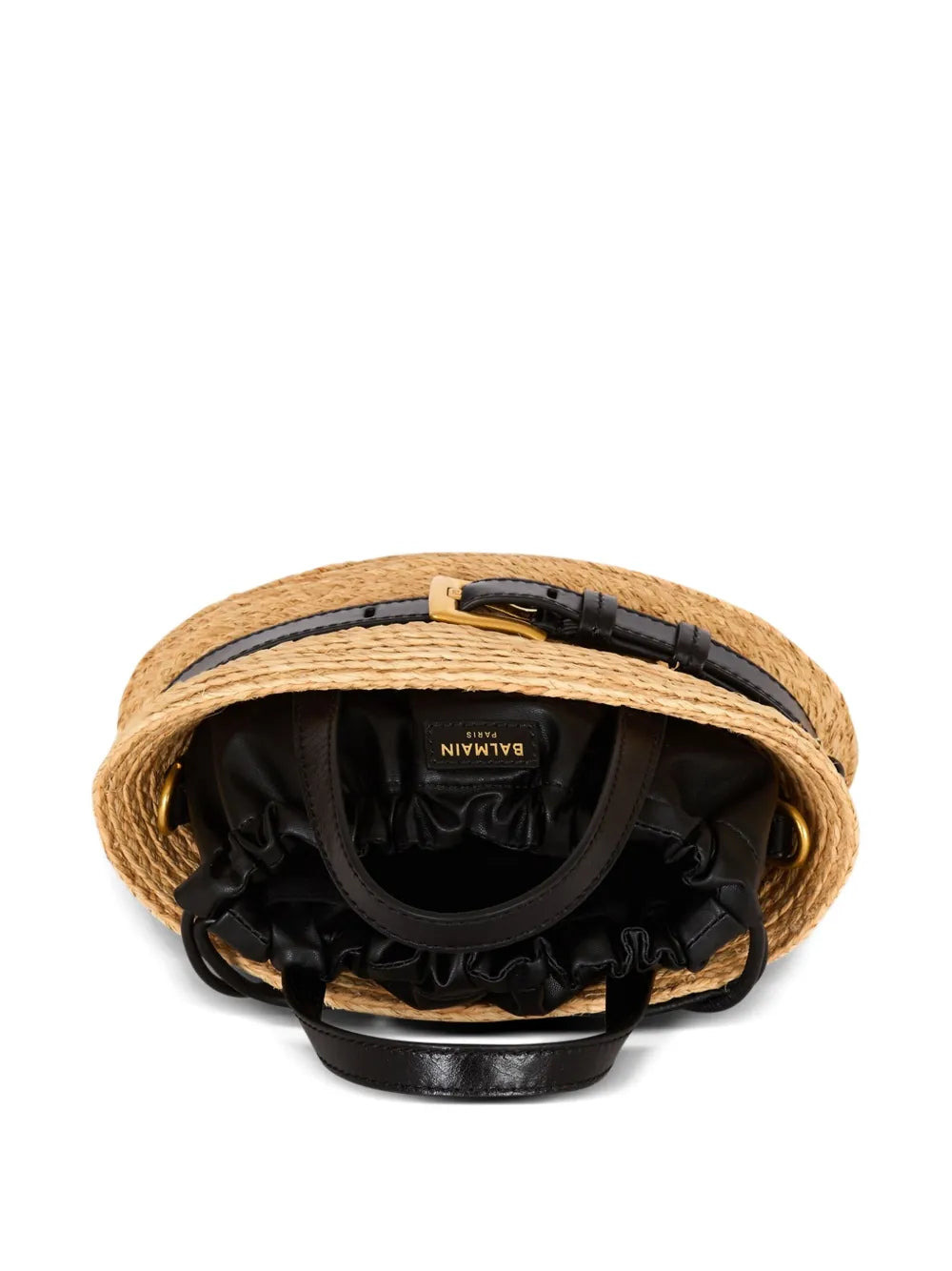 Shuffle Mini Raffia Calfskin Bag - 4