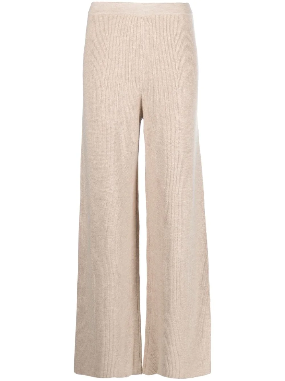 intarsia-knit palazzo pants - 1