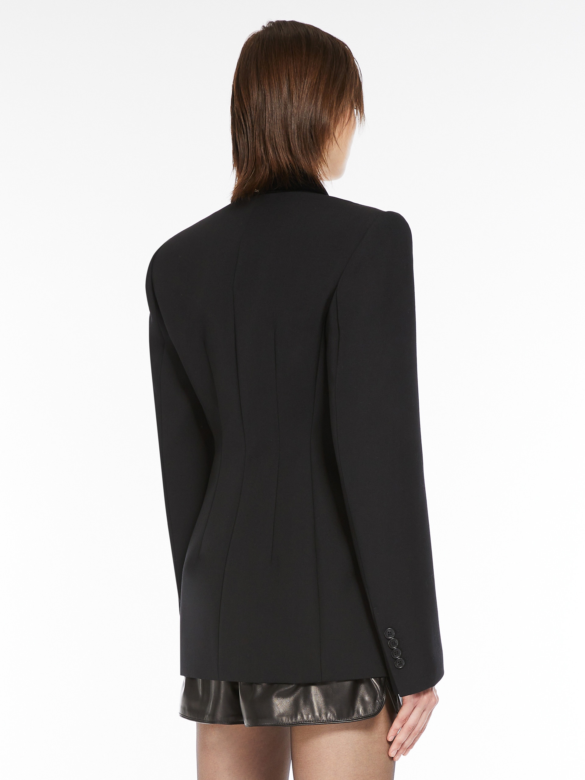AGGRAVI1234 Tech-wool tailored blazer - 4