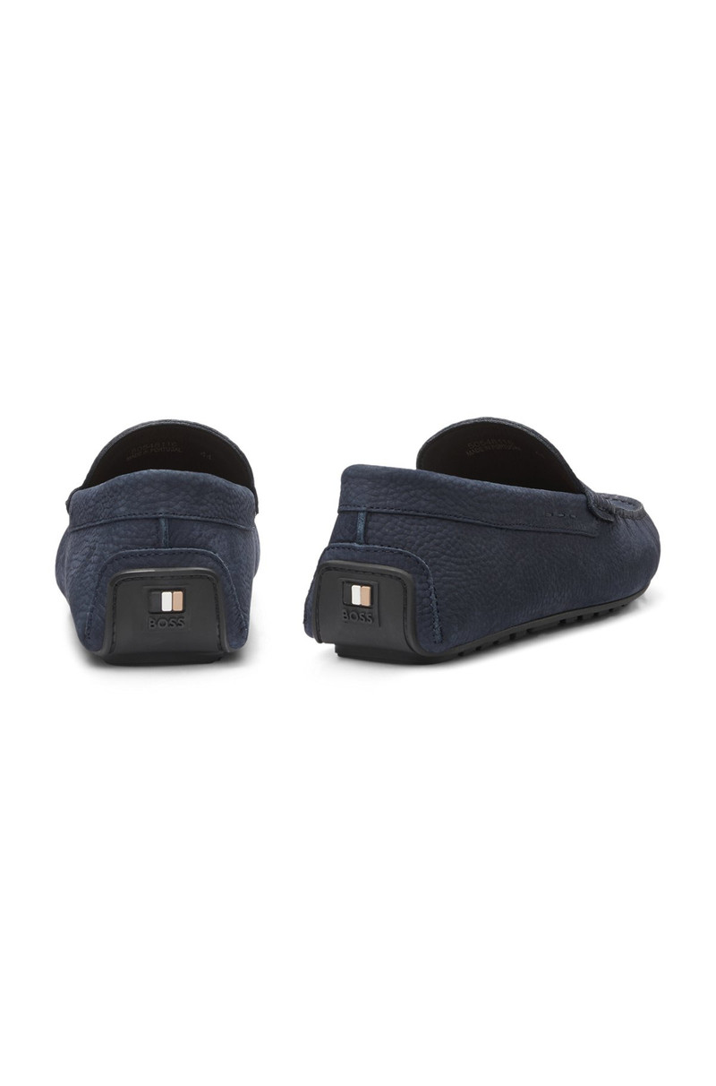 NUBUCK-LEATHER LOAFERS WITH DRIVER SOLE 5