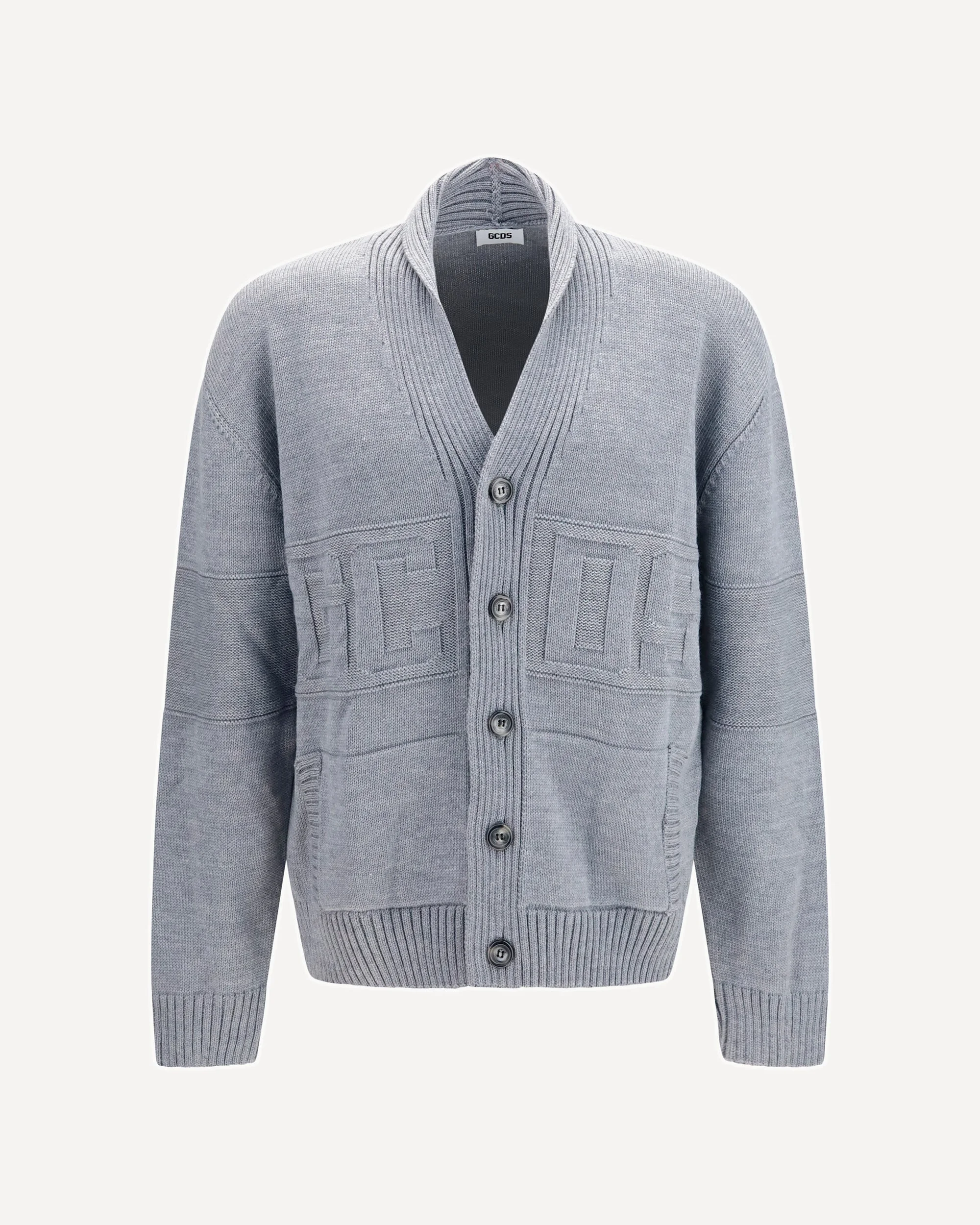 Buttoned logo Cardigan - 1