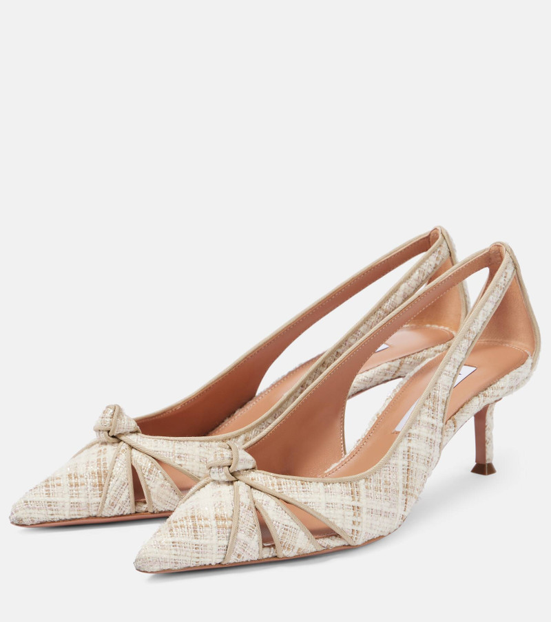 Premiere 50 cutout tweed pumps 4