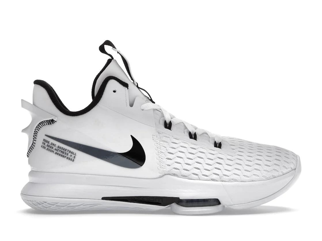 Nike LeBron Witness 5 White Black - 1