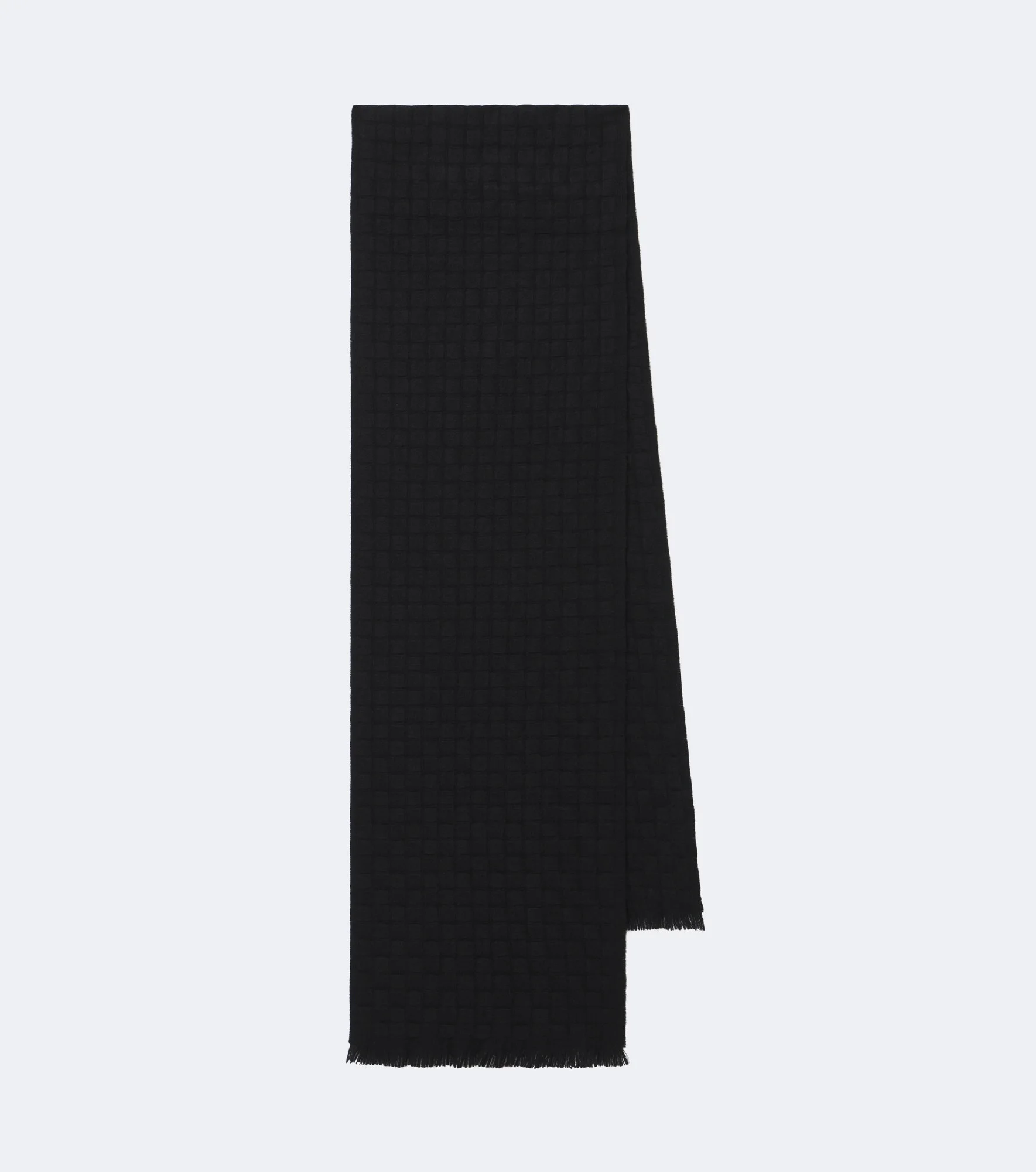 Intrecciato cashmere scarf - 1