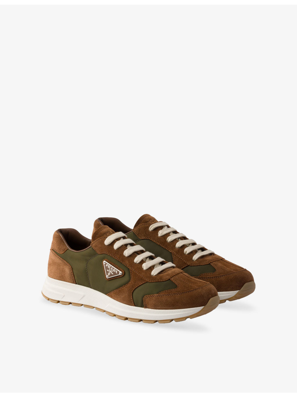 Prax Suede and Woven Trainers - 3