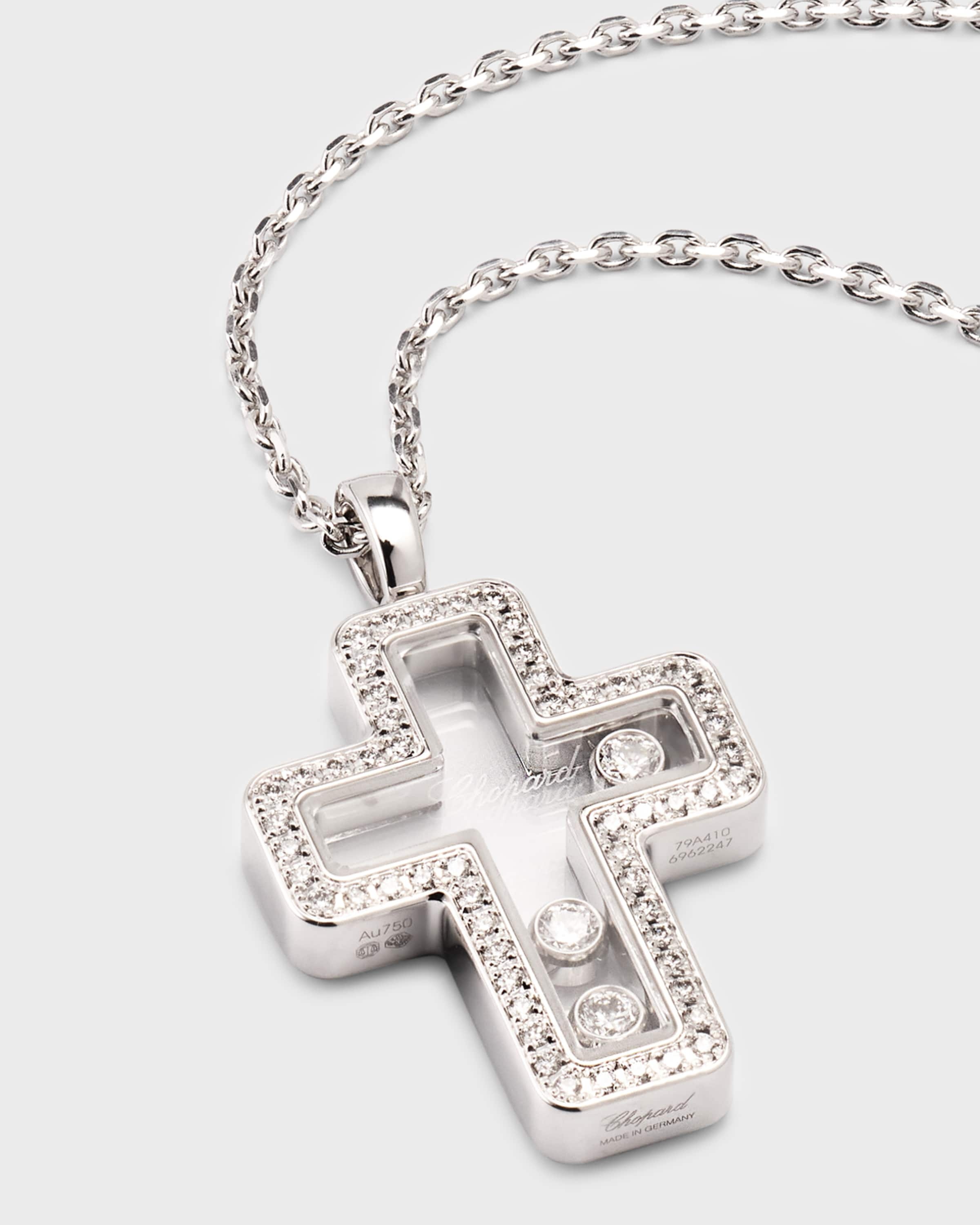Happy Diamonds Cross Pendant Necklace - 3
