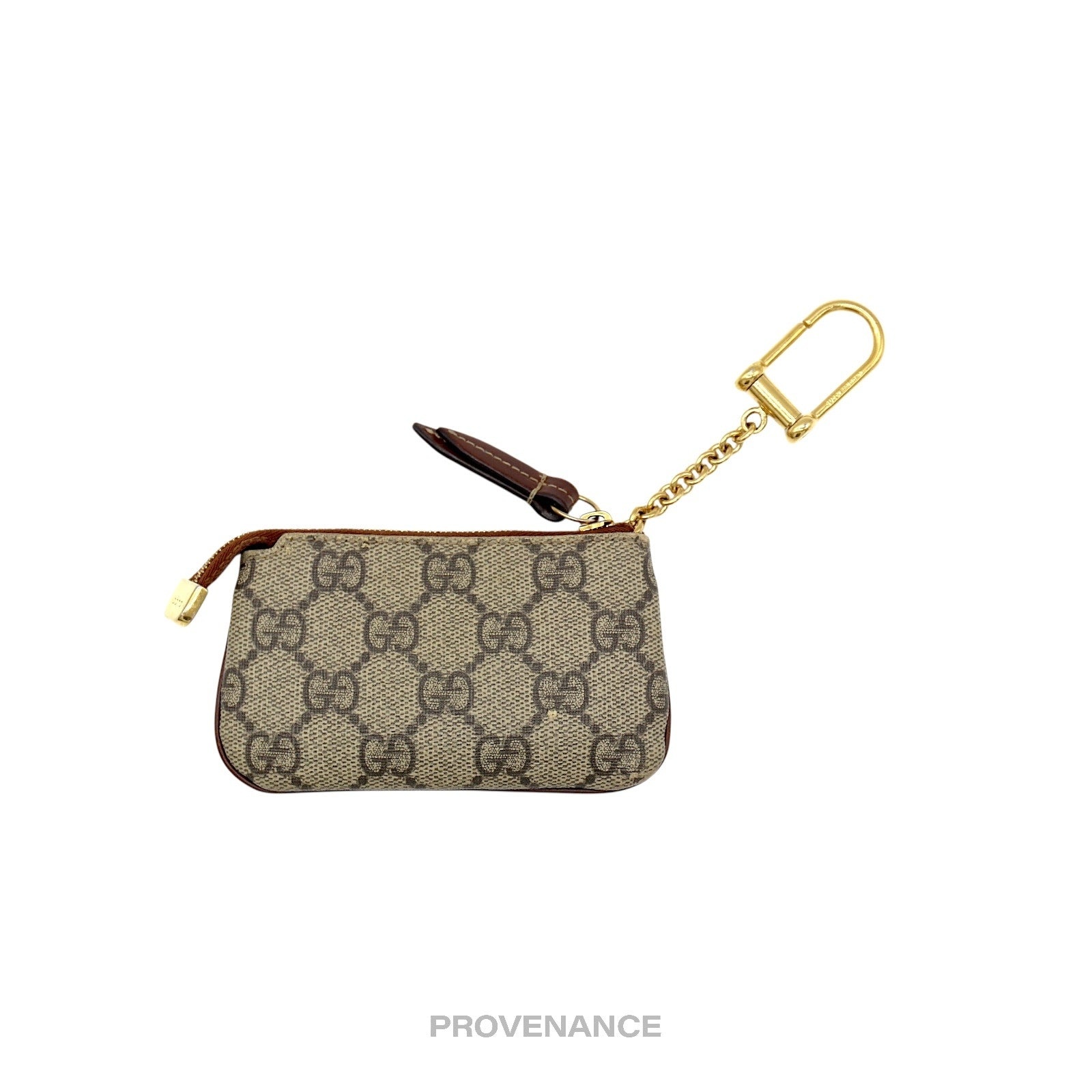Gucci Key Pouch Cles - GG Supreme Brown - 3