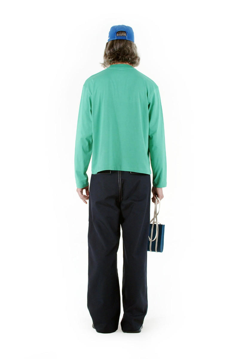 SUNNEI DREAMY FOOTPRINT LONGSLEEVE T-SHIRT / fern / green outlook