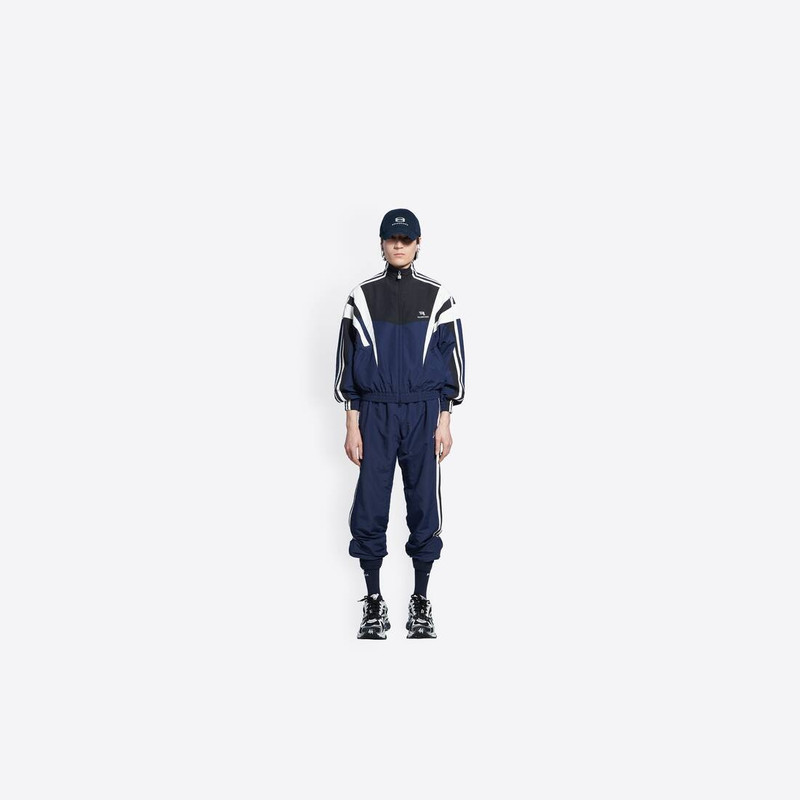 BALENCIAGA Men's Sporty B Regular Tracksuit Pants in Indigo outlook