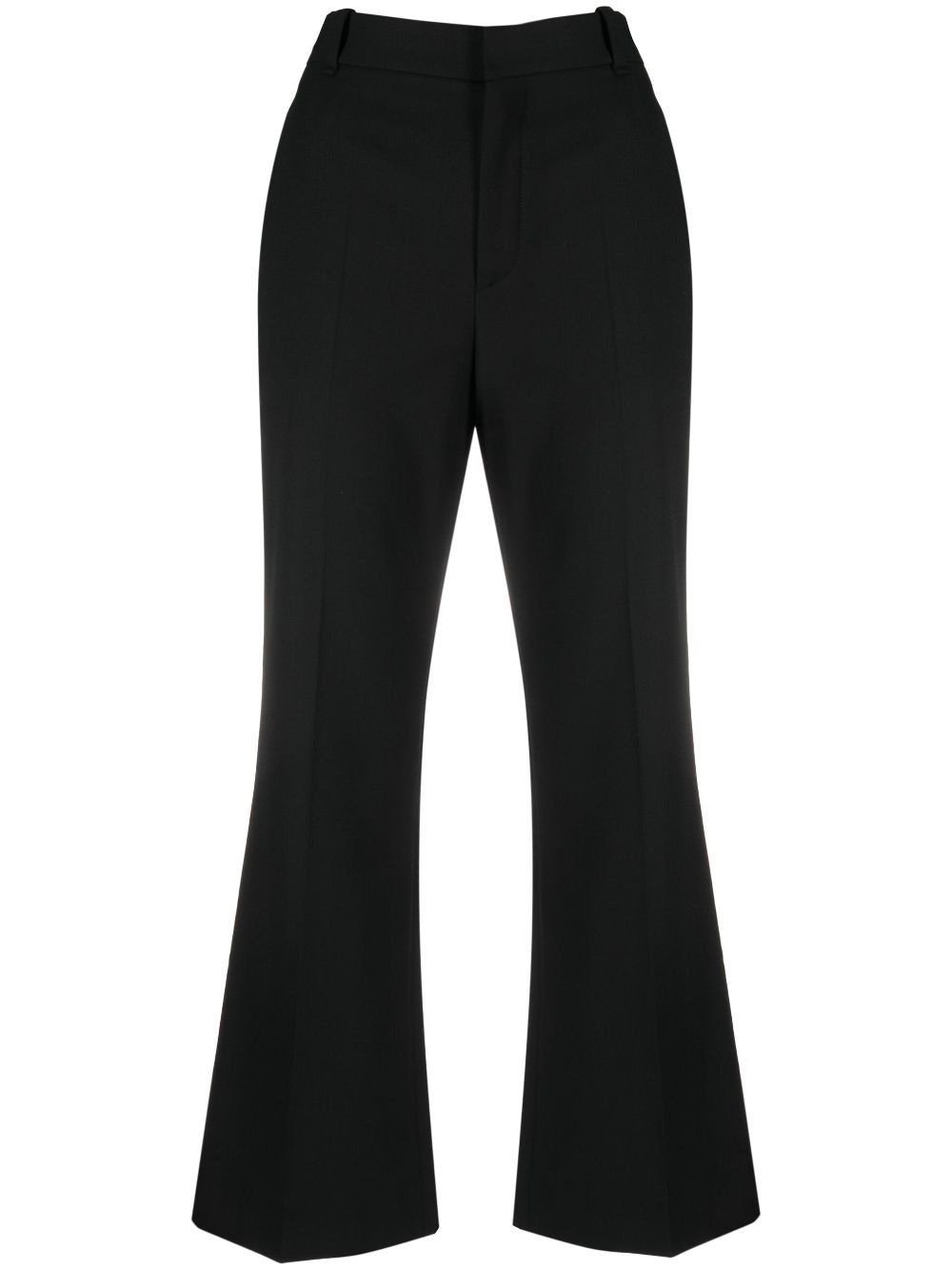 cropped flared trousers - 1