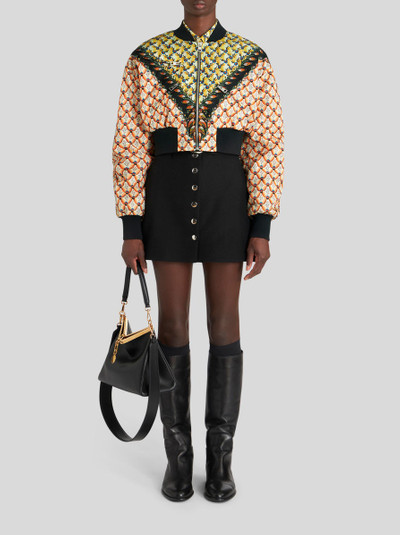Etro CROPPED FLORAL BOMBER JACKET outlook
