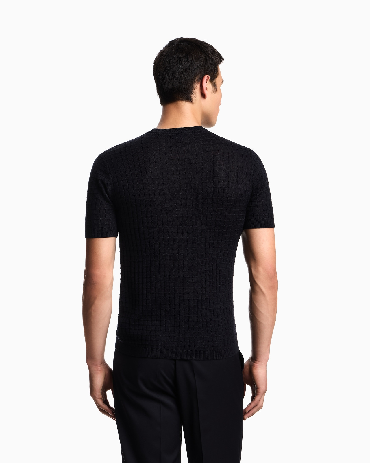 ASV LYOCELL-BLEND JUMPER IN A PLAIN AND PURL KNIT - 3