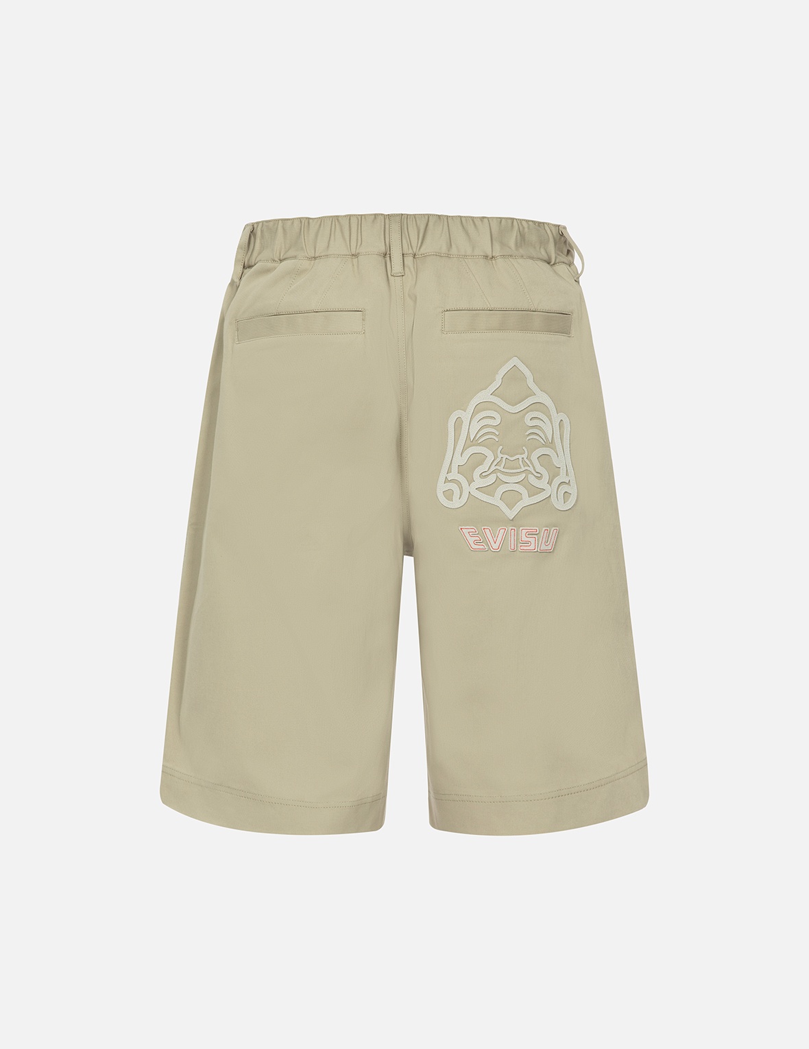 SEAGULL EMBROIDERY AND GODHEAD PATCHWORK RELAX FIT SHORTS - 2