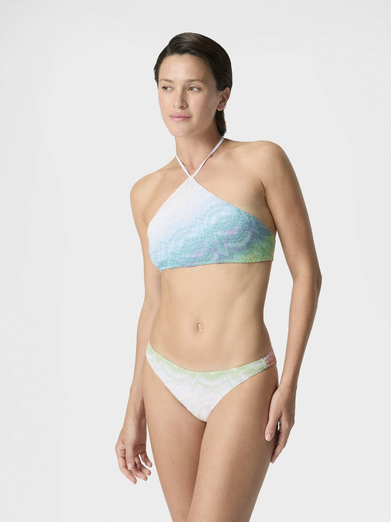 Missoni Bikini in shaded lamé viscose with halterneck top outlook