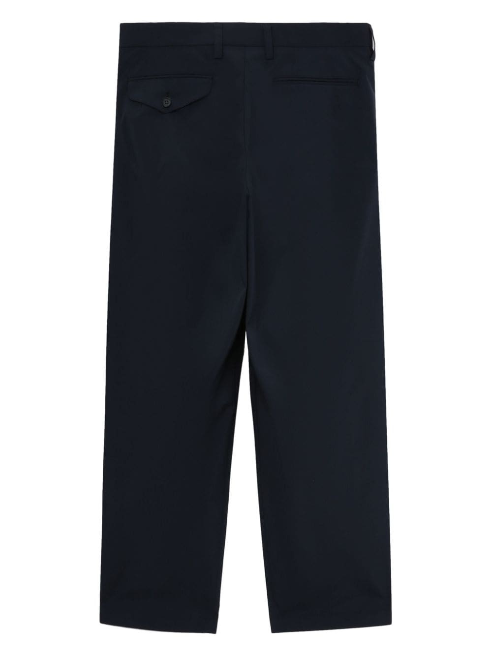 pleat-detail tapered trousers - 6