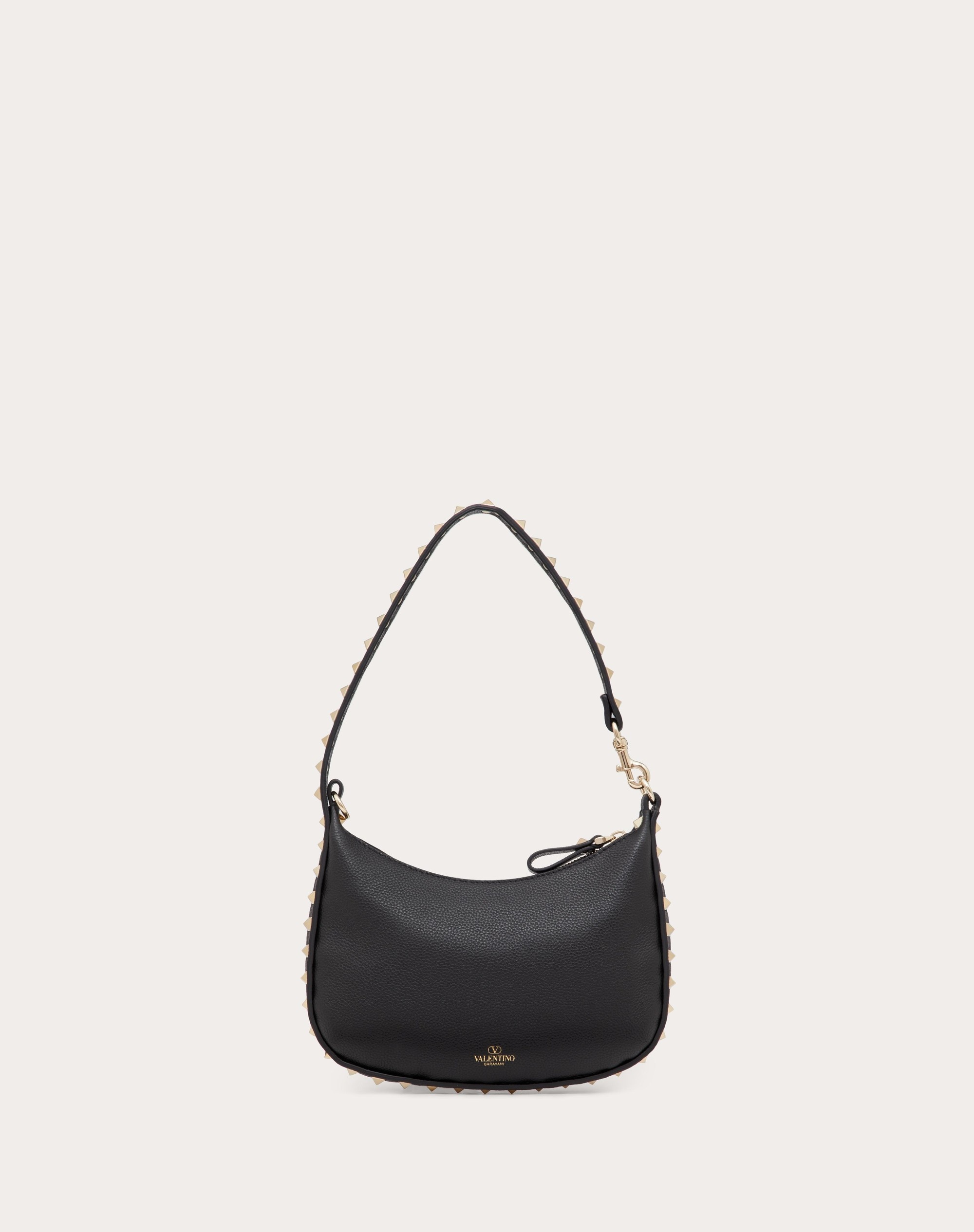 MINI ROCKSTUD HOBO BAG IN GRAINY CALFSKIN - 4