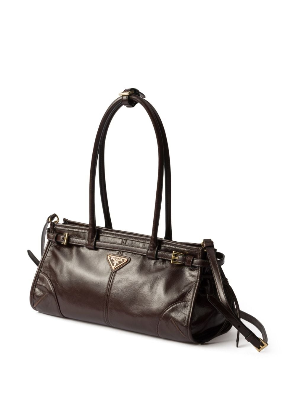 Medium leather handbag - 5