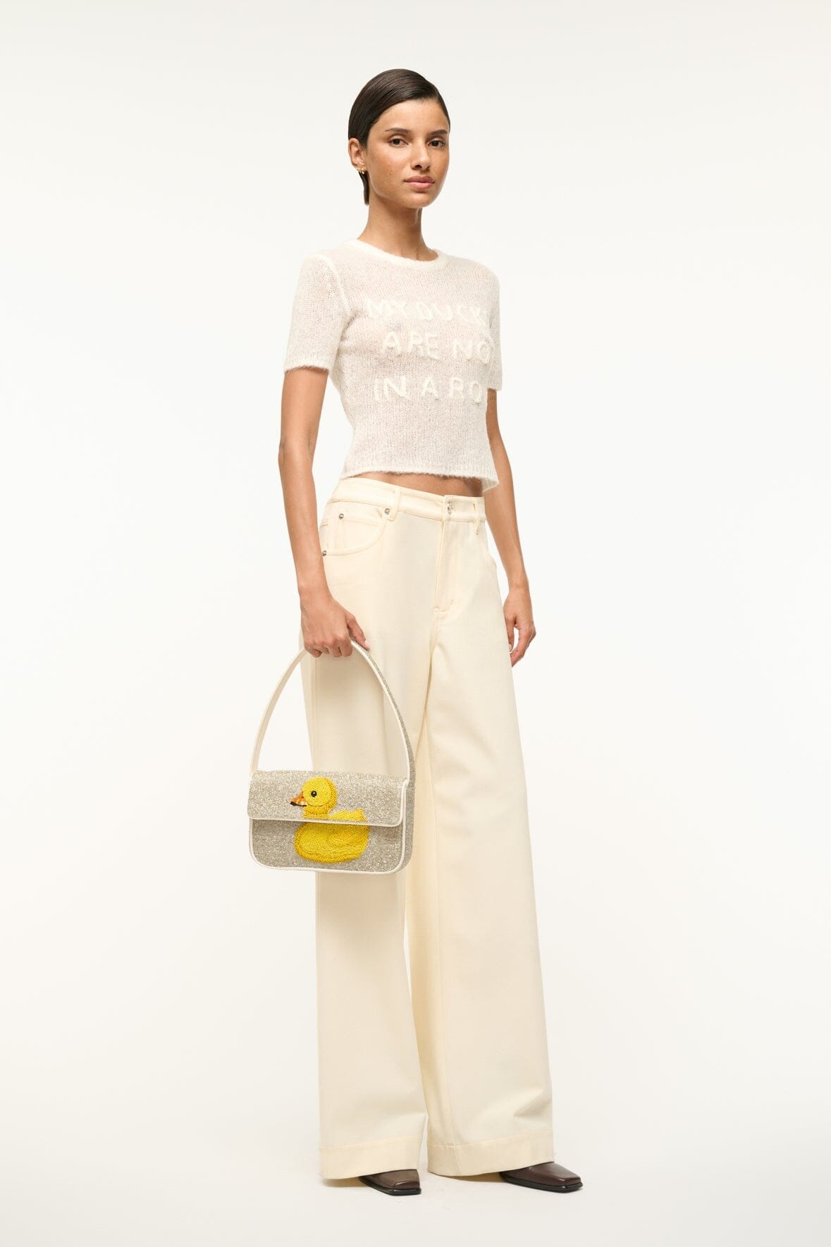STAUD TOMMY BEADED BAG DUCKS NOT IN A ROW - 4