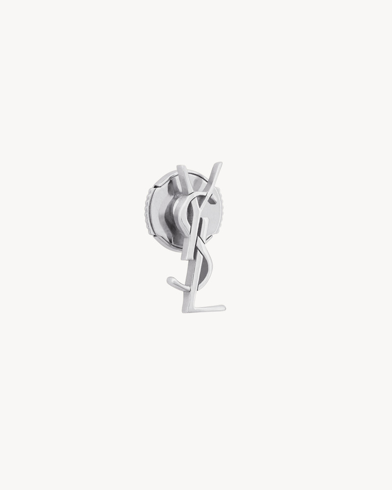 CASSANDRE STUD EARRING IN 18K GREY GOLD 3