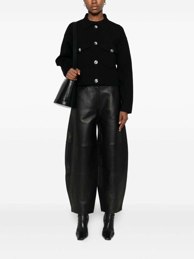 BOSS flap-pocket button-front cardigan outlook