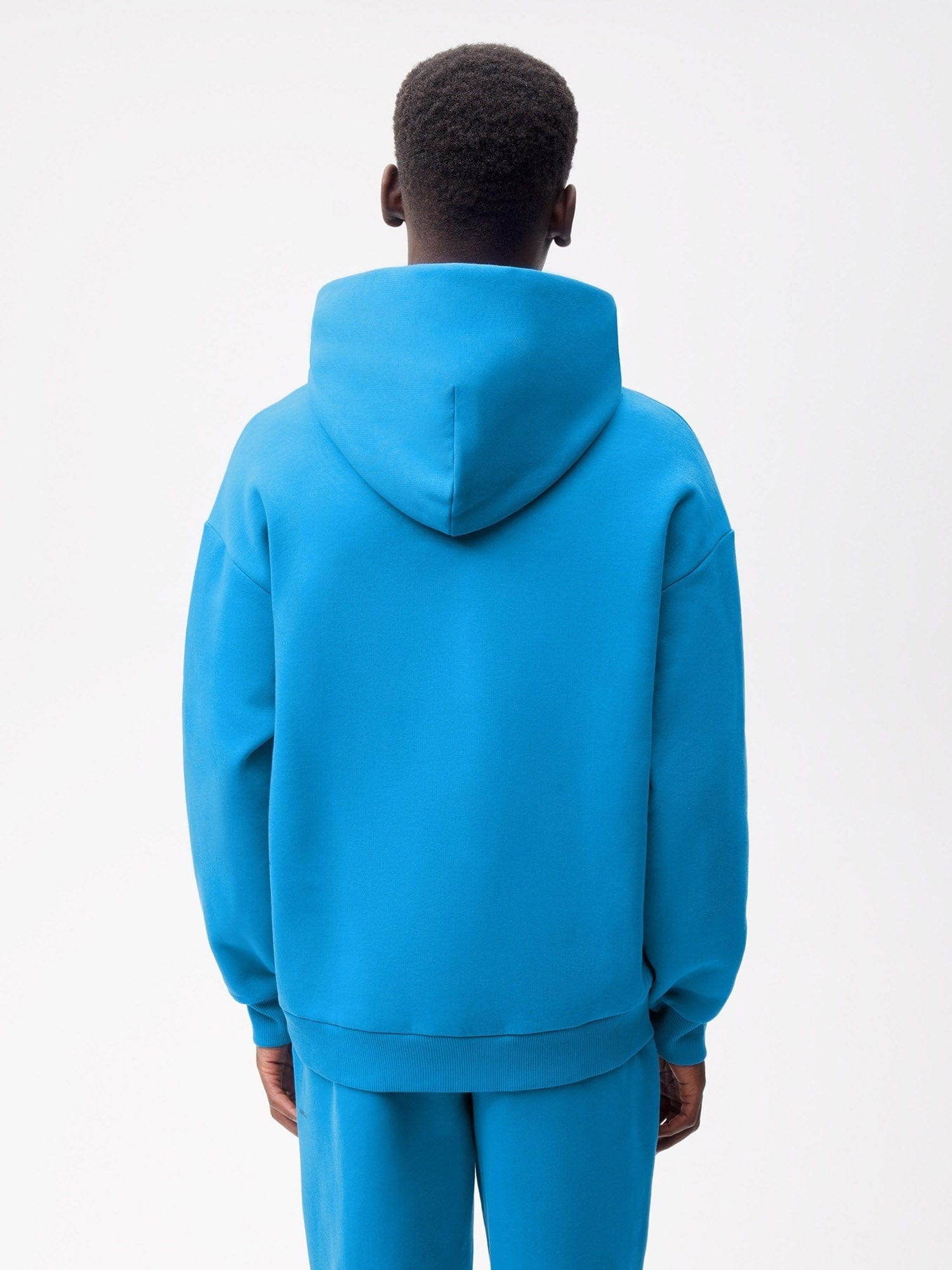 Mens 365 Heavyweight Hoodie - Cerulean Blue - 3