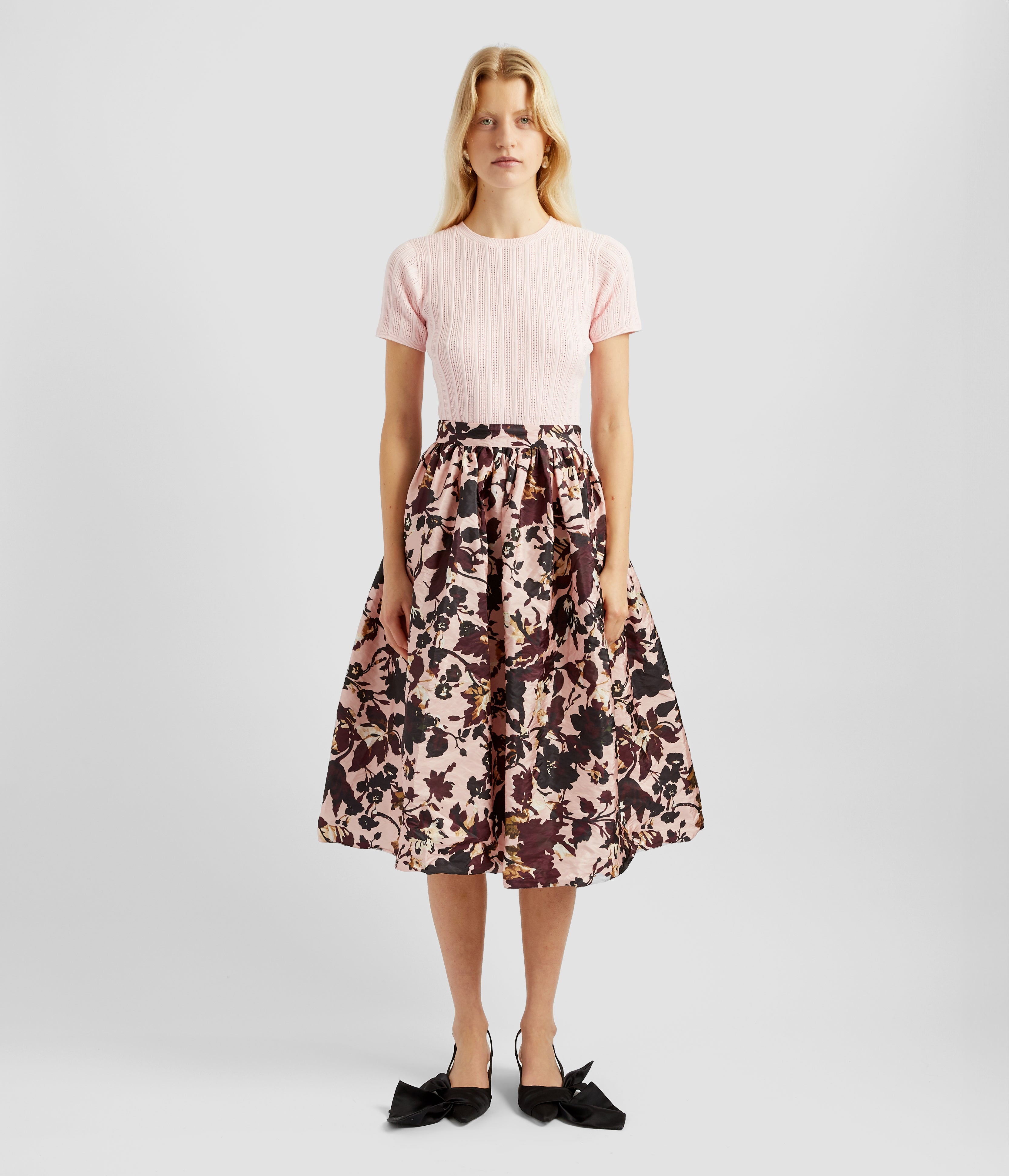 VOLUME MIDI SKIRT - 2
